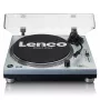 Lenco L-3809ME tiešās piedziņas atskaņotājs — manuāls, USB Type-A, metāliski zils