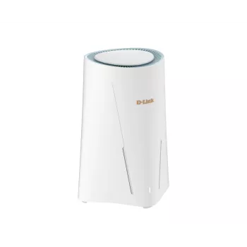D-Link AX6000 Wi-Fi 6 SOHO maršrutētājs, Wi-Fi 6E (802.11ax), Divjoslu (2.4 GHz / 5 GHz), Ethernet LAN, Balts, Galda maršrutētājs
