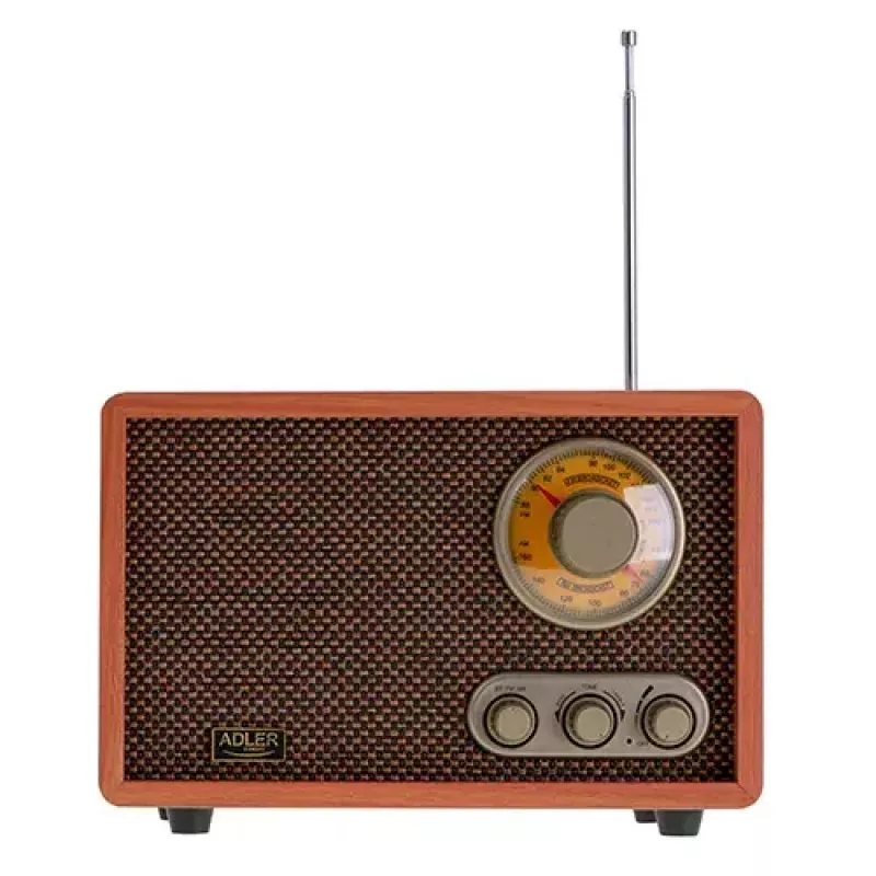 Portatīvais radio Adler AD 1171 — AM/FM, Bluetooth, 10 W RMS, bronzas krāsa