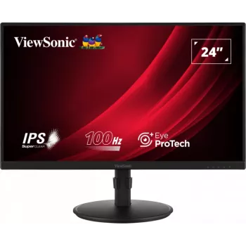 Viewsonic VG2408A-MHD datora monitors 61 cm (24 colli) 1920 x 1080 pikseļi Full HD LED Melns
