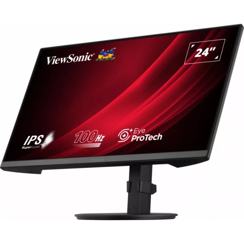 Viewsonic VG2408A-MHD datora monitors 61 cm (24 colli) 1920 x 1080 pikseļi Full HD LED Melns