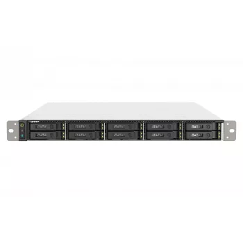 QNAP TS-h1090FU NAS plaukts (1U) EPYC 7302P 128 GB DDR4 0 TB QuTS hero Melns, Pelēks