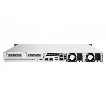 QNAP TS-h1090FU NAS plaukts (1U) EPYC 7302P 128 GB DDR4 0 TB QuTS hero Melns, Pelēks
