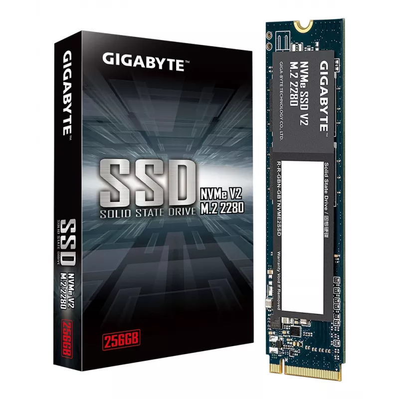 GIGABYTE G3NVMEV2256G iekšējais cietvielu disks 256 GB M.2 PCI Express 3.0 NVMe 3D TLC NAND