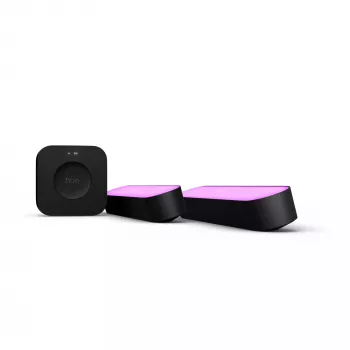 Philips Hue Play gaismas stieņu komplekts — 2 Play stieņi + Hue Bridge Pro, Bluetooth, melns, C tipa spraudnis