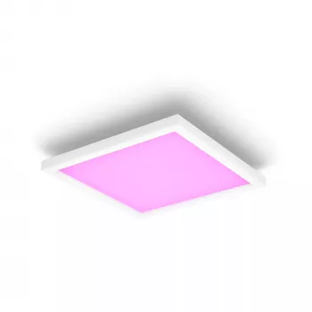 Philips Surimu Square Panel viedie griestu gaismeklis, Bluetooth/Zigbee, balts, alumīnijs, 2000 K