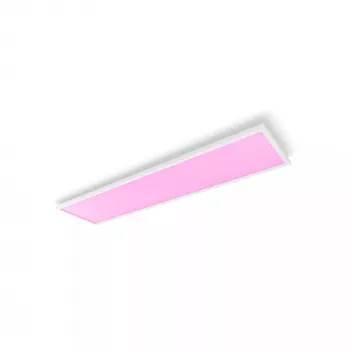 Philips Surimu Rectangle Panel viedie griestu lukturi, Bluetooth/Zigbee, 1200×300×48 mm, 220–240 V, balts