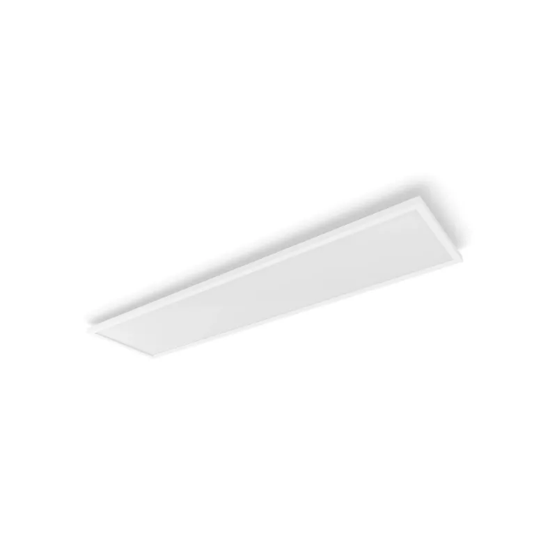 Philips Surimu Rectangle Panel viedie griestu lukturi, Bluetooth/Zigbee, 1200×300×48 mm, 220–240 V, balts