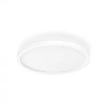 Philips Aurelle Hue Apaļais Griestu Panelis, Viedā griestu lampa, Bluetooth/Zigbee, Balta, LED, Alumīnijs, Maināma