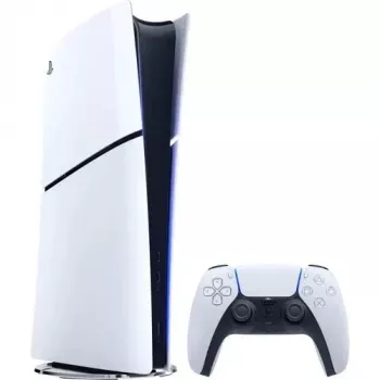 Sony PlayStation 5 Slim Digital Edition 825 GB Wi-Fi Melns, Balts