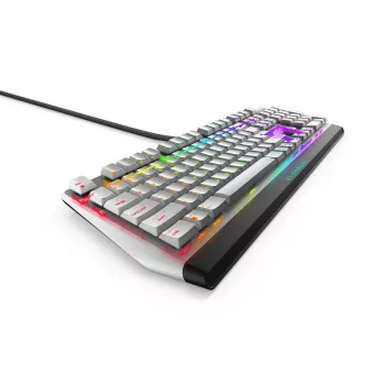Alienware AW510K tastatūra Gaming USB Melna, Balta