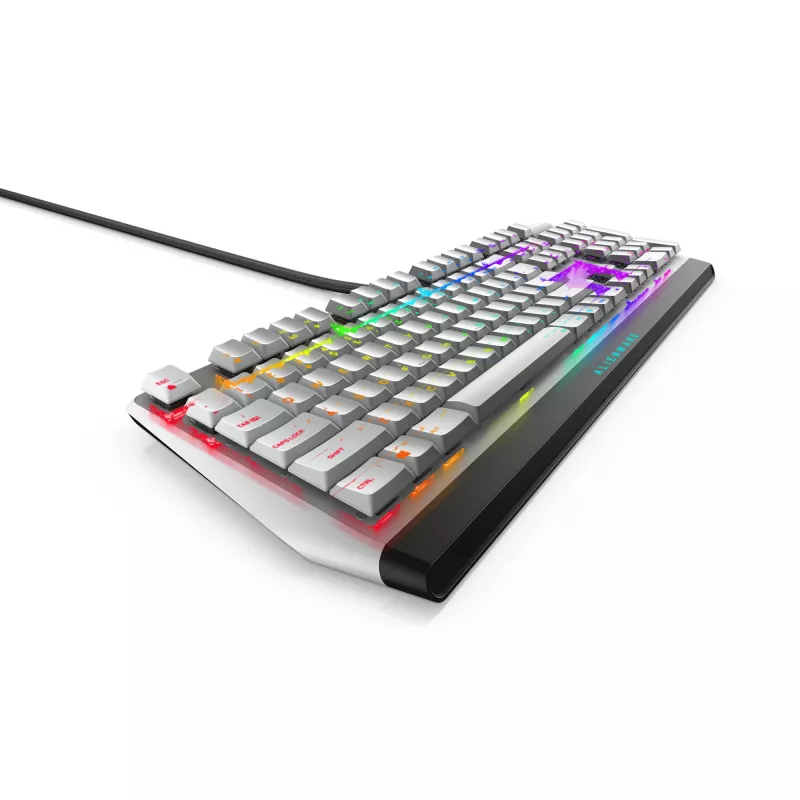 Alienware AW510K tastatūra Gaming USB Melna, Balta