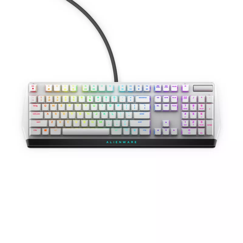 Alienware AW510K tastatūra Gaming USB Melna, Balta