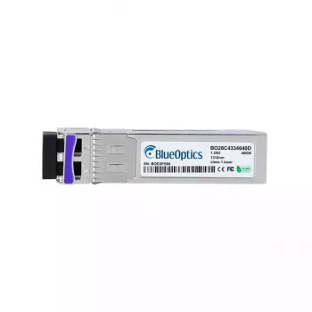 BlueOptics BO28C4334640D-BO optiskās šķiedras SFP raiduztvērējs, LC savienotājs, alumīnijs, 0.02 kg