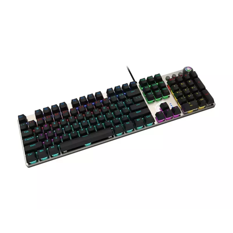 Spēļu tastatūra MSI FORGE GK310 RED DE mehāniskā USB QWERTY melna