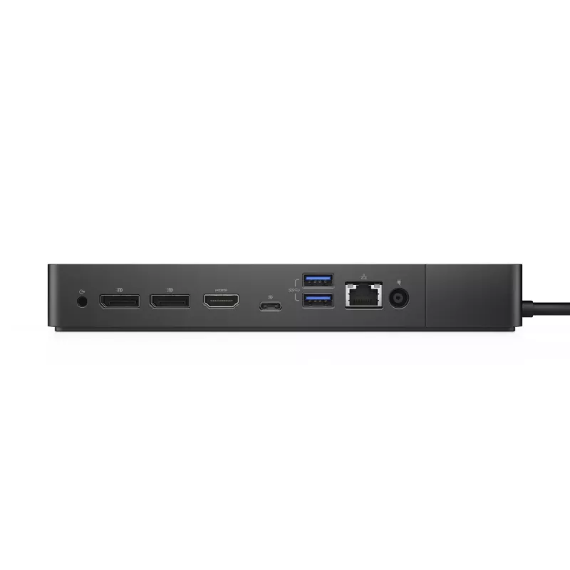 DELL WD19 vadu dokstacija USB 3.2 Gen 1 Type-C melna