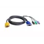 ATEN PS/2 USB KVM kabelis 1,8m (2L-5302UP)