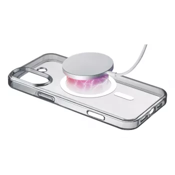 Cellularline Gloss Mag - Caurspīdīgs magnētiskais vāciņš iPhone 16 ar MagSafe saderību