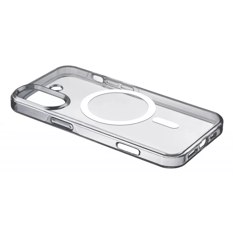 Cellularline Gloss Mag - Caurspīdīgs magnētiskais vāciņš iPhone 16 ar MagSafe saderību