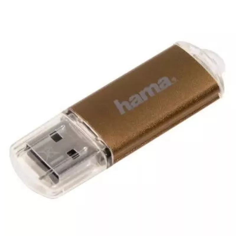 Hama 32GB Laeta USB zibatmiņa USB Type-A 2.0 Brūna, Caurspīdīga