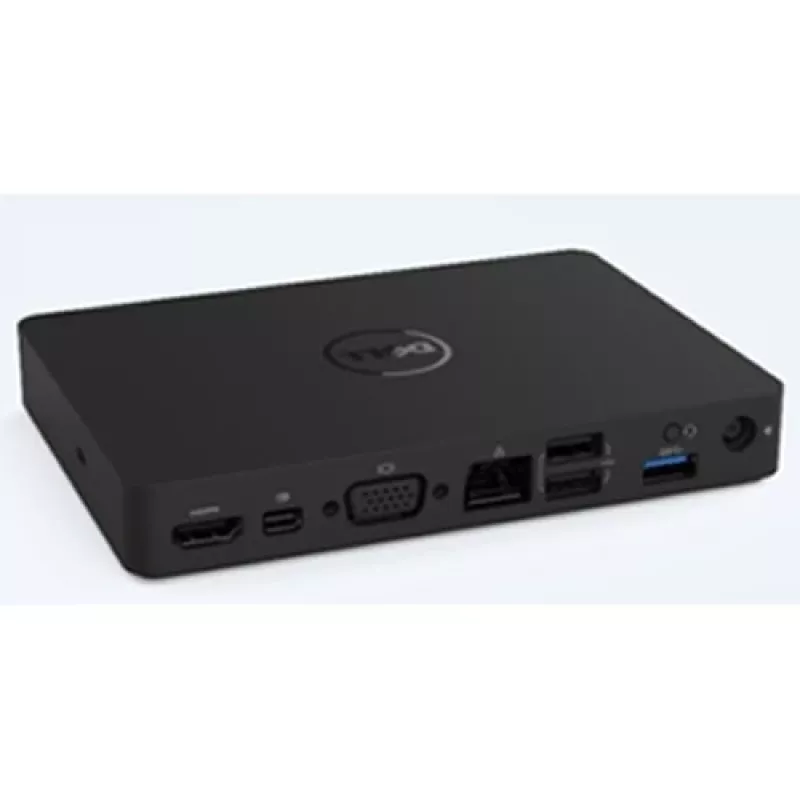 DELL WD15 180W vadu USB 3.2 Gen 1 (3.1 Gen 1) Type-C dokstacija melna