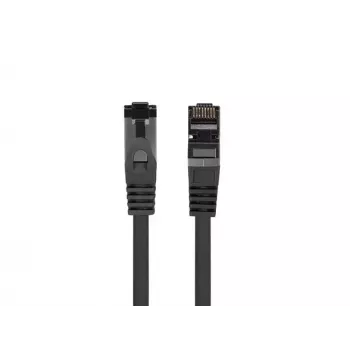 Tīkla vads LANBERG PCF8-10CU-0050-BK Cat8.1 S/FTP (S-STP) RJ-45 uz RJ-45 0.5 m Melns