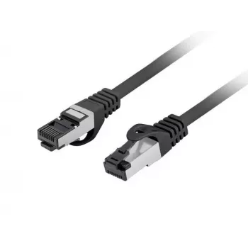 Tīkla vads LANBERG PCF8-10CU-0050-BK Cat8.1 S/FTP (S-STP) RJ-45 uz RJ-45 0.5 m Melns