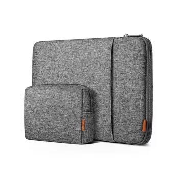 Sleeve maciņš Inateck LB01006 35,6 cm (14 collu) klēpjdatoriem, pelēks, monohromatiska virsma