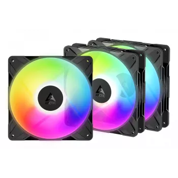 ARCTIC Freezer P14 Pro Reverse A-RGB - 3 komplekts - 140 mm A-RGB PWM ventilators ar kabeļa sadalītāju
