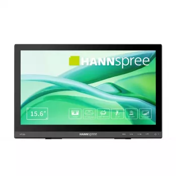 HANNspree HT165HPB 15.6 collu (39.6 cm) Full HD IPS LCD skārienekrāns 1920×1080, 15 ms, VESA, skaļruņi, melns