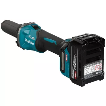 Bezvadu taisnā slīpmašīna Makita GD001GZ XGT 40V (tikai korpuss, melna/zila)