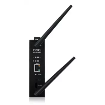 Bezvadu piekļuves punkts Zyxel IAP500BE — divu joslu 2.4/5 GHz, 5012 Mbit/s, PoE, 1×RJ-45, ārējās antenas, melns