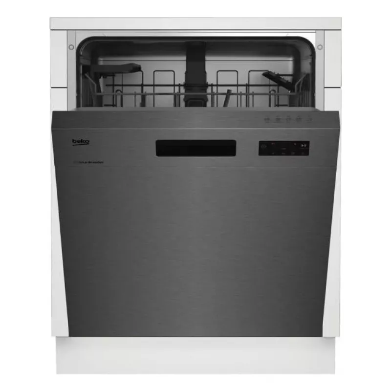 Beko BDUN16440X daļēji iebūvējama trauku mašīna 14 vietu ietilpība