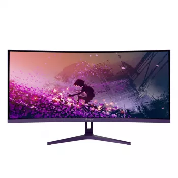 Izliekts datora monitors Arozzi Nova 34 collas (86.4 cm) 3440 x 1440 LED 21:9 1 ms Violeta