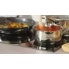 Katlu komplekts Tefal Duetto+ G719S7, nerūsējošais tērauds, 7 gab. (katliņi Ø16/20/24 cm, kastrolis Ø16 cm), indukcija, vāki, cepeškrāsns līdz 250°C