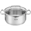 Katlu komplekts Tefal Duetto+ G719S7, nerūsējošais tērauds, 7 gab. (katliņi Ø16/20/24 cm, kastrolis Ø16 cm), indukcija, vāki, cepeškrāsns līdz 250°C