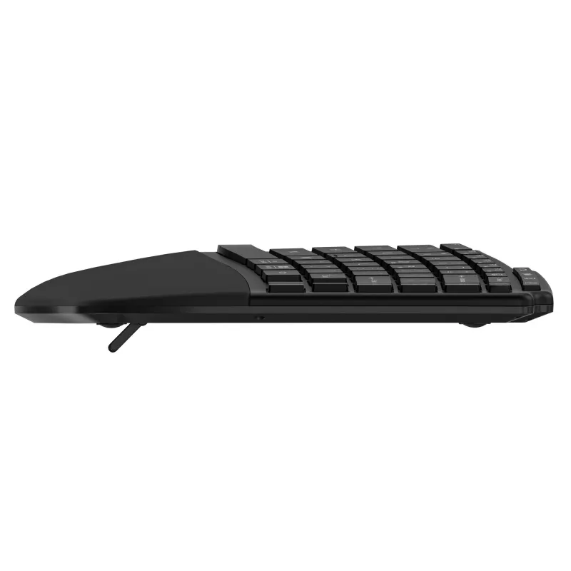 Kensington Pro Fit Ergo KB675 EQ TKL uzlādējama tastatūra, Tenkeyless, bezvadu, Bluetooth, membrānas, QWERTY, melna