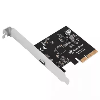 Silverstone ECU06 Iekšējais USB 3.2 Gen 2 adapteris PCIe Low-profile