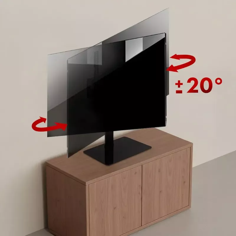 TV statīvs MACLEAN MC-132 32–55 collu ekrāniem, līdz 35 kg, 20° pagriešana, VESA 75x75–400x400