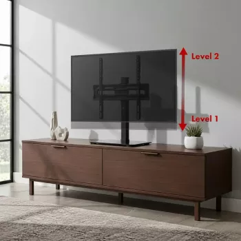 TV statīvs MACLEAN MC-132 32–55 collu ekrāniem, līdz 35 kg, 20° pagriešana, VESA 75x75–400x400
