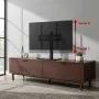 TV statīvs MACLEAN MC-132 32–55 collu ekrāniem, līdz 35 kg, 20° pagriešana, VESA 75x75–400x400