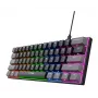 Trust GXT 867 Acira spēļu tastatūra, 60% mehāniska, USB, QWERTY, melna