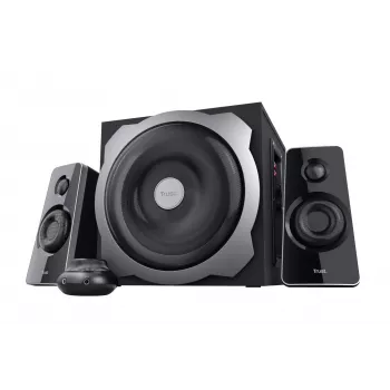 Trust Tytan skaļruņu komplekts 2.1 kanāli, 60 W RMS, universāls, melns