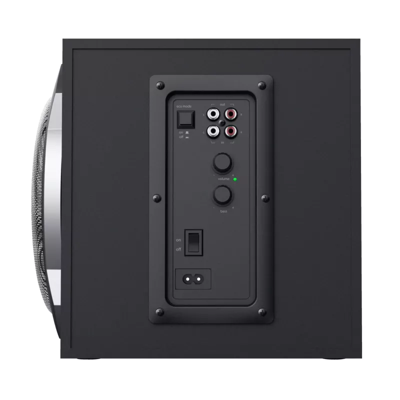Trust Tytan skaļruņu komplekts 2.1 kanāli, 60 W RMS, universāls, melns