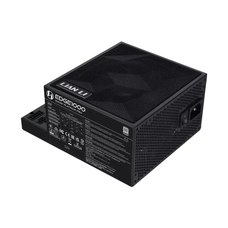 Barošanas bloks Lian Li EG1000 1000 W SFX 20-pin ATX 80 PLUS Gold Melns