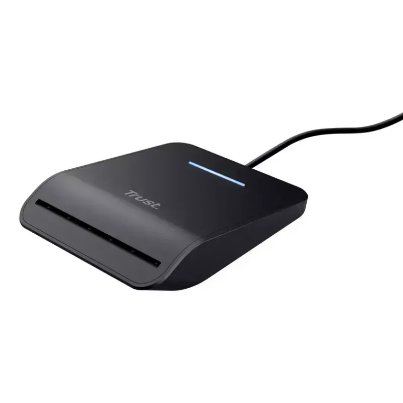 Trust Primo viedkaršu lasītājs, USB Type-C, melns