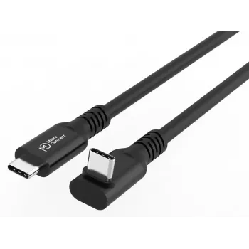 USB-C uz USB-C kabelis MicroConnect MC-USB3.2CC2-FA, USB 3.2 Gen 2x2, 20 Gbit/s, 2 m, Melns