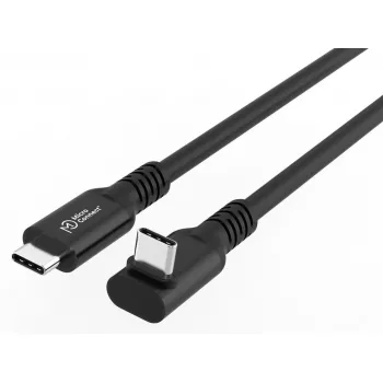 USB C uz USB C kabelis MicroConnect MC-USB3.2CC4-FA, USB 3.2 Gen 2x2, 20 Gbit/s, 4 m, Melns