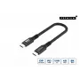 Microconnect USB4CC015 USB4 Gen3x2 kabelis 0.15 m USB-C Melns