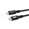 Microconnect USB4CC015-240W USB4 Gen 3x2 kabelis 0.15 m USB C Melns